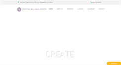 Desktop Screenshot of creatingwellnesscenter.com